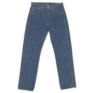 1990s Vintage Levis 501 Stone Blue Jeans 31x31.5